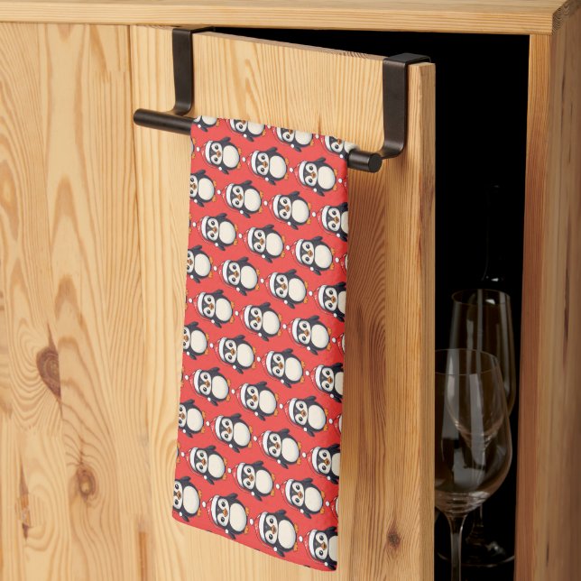 Linge De Cuisine Waddle Claus (Pliage en tiers)