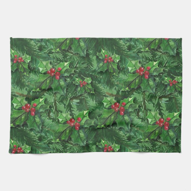 Linge De Cuisine Watercolor (Horizontal)