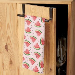 Linge De Cuisine Watercolor Watermelon Motif de fruits