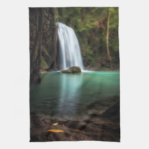 Linge De Cuisine Waterfalls Erawan Waterfall, Thailand