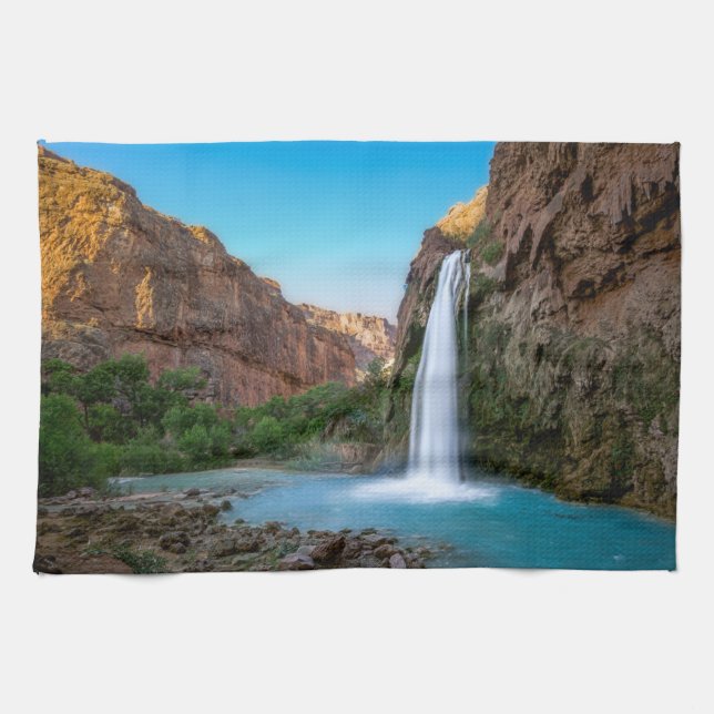 Linge De Cuisine Waterfalls | Havasu Falls at Sunset (Horizontal)