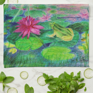 Linge De Cuisine waterlilly elve