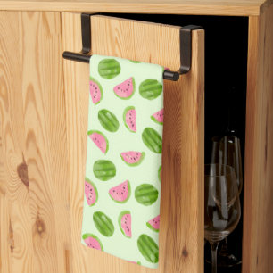 Linge De Cuisine Watermelon Pattern Summer Fruit Green PinkTropical