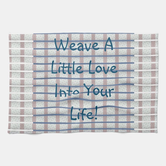 Linge De Cuisine Weave Love   (Horizontal)