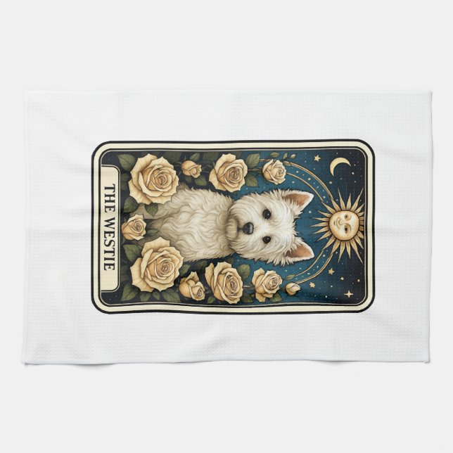Linge De Cuisine Westie (Horizontal)