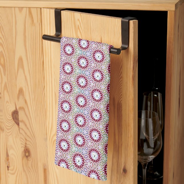 Linge De Cuisine Westie Connexion Arc-en-ciel  (Pliage en tiers)