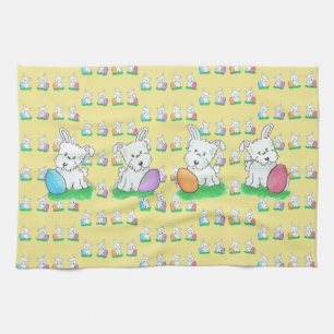 Linge De Cuisine Westie Pâques