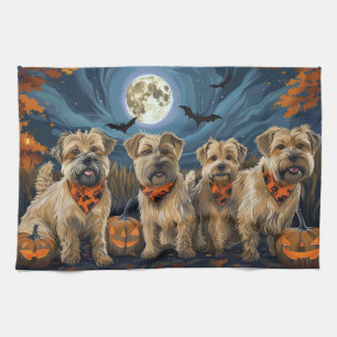 Linge De Cuisine Wheaten Terrier Halloween Éffrayant
