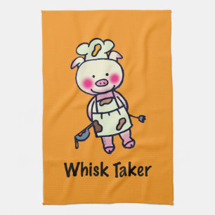 Linge De Cuisine Whisk Taker Pig - Drôle Chef Design