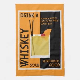 Linge De Cuisine Whiskey Sour Cocktail Napkin