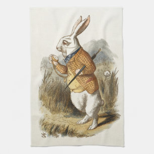 Linge De Cuisine White Rabbit from Alice In Wonderland Vintage