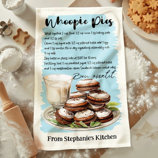 Linge De Cuisine Whoopie Pies Recette personnalisée (Créateur téléchargé)