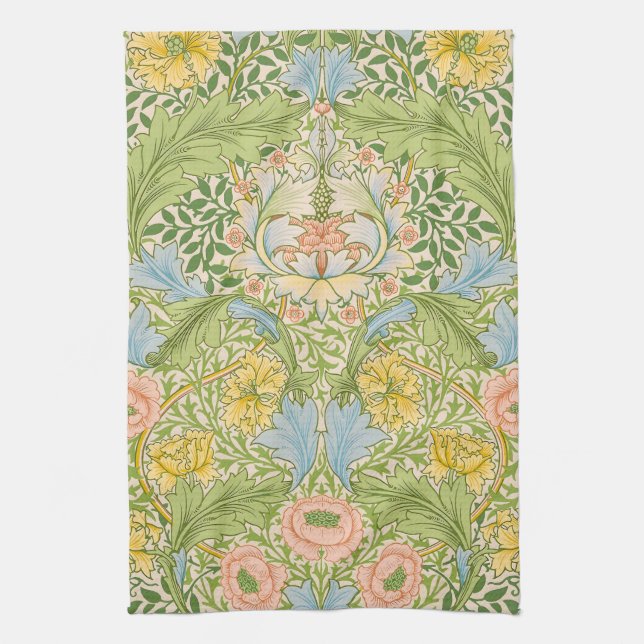 Linge De Cuisine Willam Morris Myrtle Garden Floral Classic (Vertical)