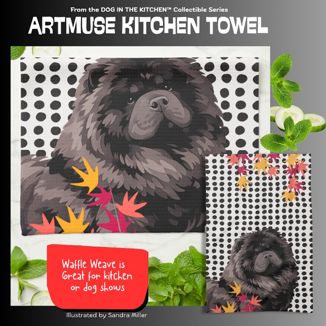 Linge De Cuisine WILLEM chow noir  (Créateur téléchargé)