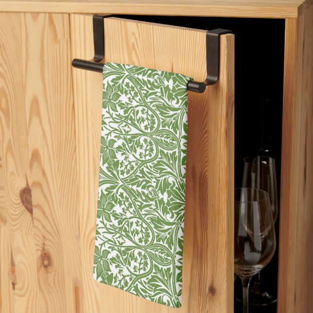 Linge De Cuisine William Morris "Bluebell ou Ancolie"3 (Pliage en tiers)