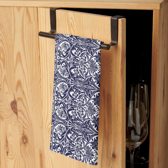 Linge De Cuisine William Morris "Bluebell ou Ancolie"5 (Pliage en tiers)