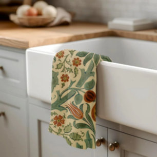 Linge De Cuisine William Morris Fall Colours Floral, Anglais Cottag