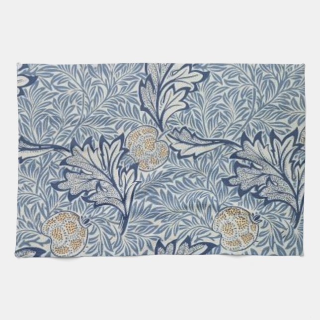 Linge De Cuisine William Morris Flower Floral Design (Horizontal)