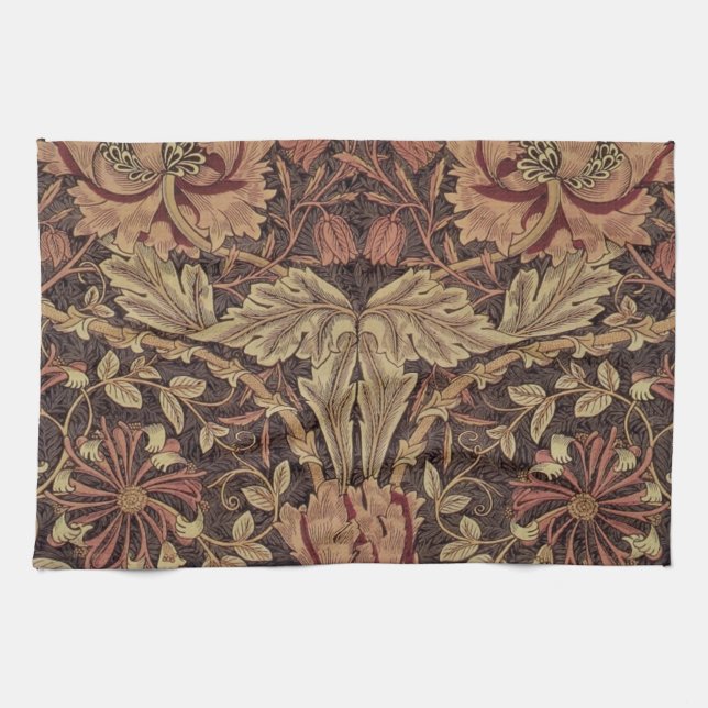 Linge De Cuisine William Morris Honeysuckle Classic English Art (Horizontal)