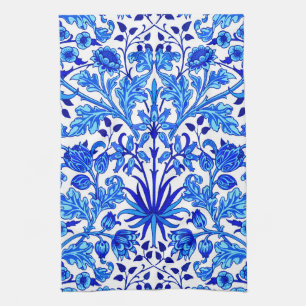 Linge De Cuisine William Morris Hyacinth Imprimer, Cobalt Bleu & Bl