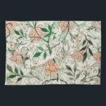 Linge De Cuisine William Morris Jasmine Garden Flower Classic<br><div class="desc">Cette fleur botanique de Jasmin est basée sur le dessin original classique de William Morris (1834-1896) pour sa ligne de papier peint victorien anglais. Une fleur et un feuillage magnifiques. Original du Birmingham Museum</div>