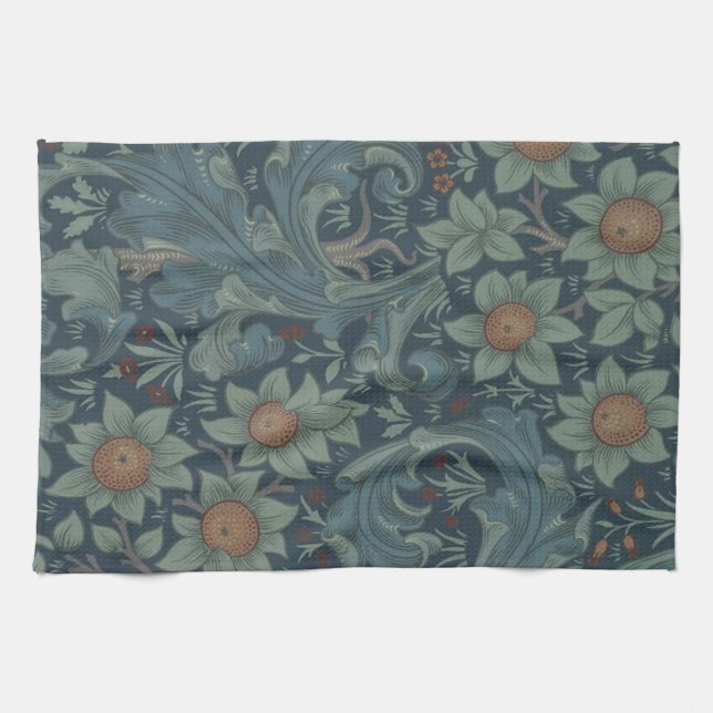 Linge De Cuisine William Morris Orchard Art Motif (Horizontal)