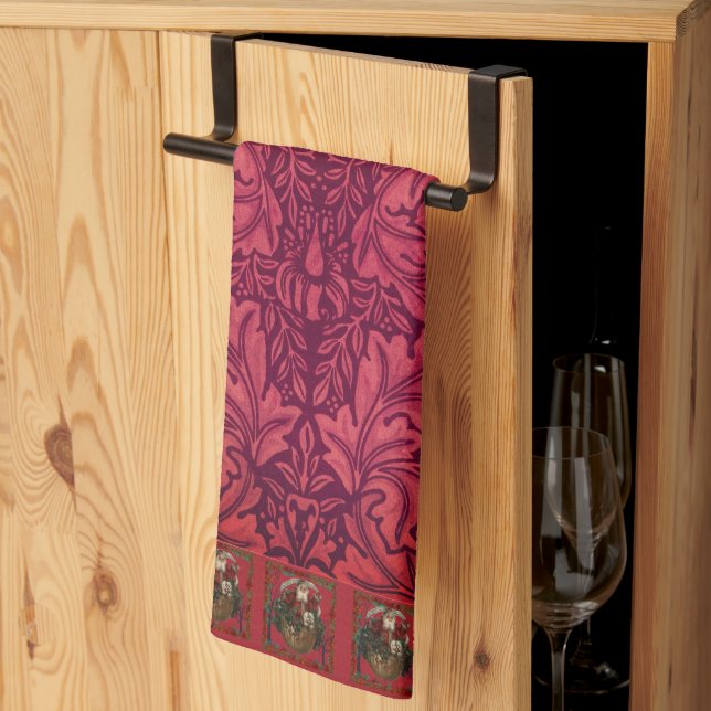 Linge De Cuisine William * Morris Santa Claus (Pliage en tiers)