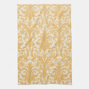 Linge De Cuisine William Morris Saule & Or Damassé Luxe