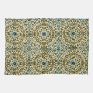Linge De Cuisine William Morris Vintage Blue Motif Sans Couture