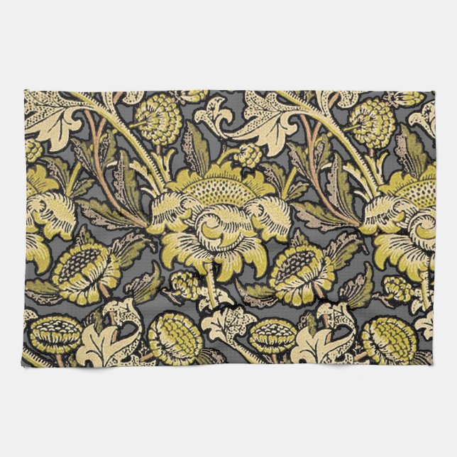 Linge De Cuisine William Morris Wey Fond d'écran Floral (Horizontal)