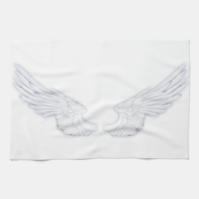 Linge De Cuisine Wings de Falln White Angel (Horizontal)
