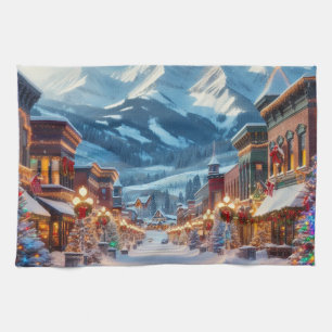 Linge De Cuisine Wonderland d'hiver en Crested Butte, Colorado