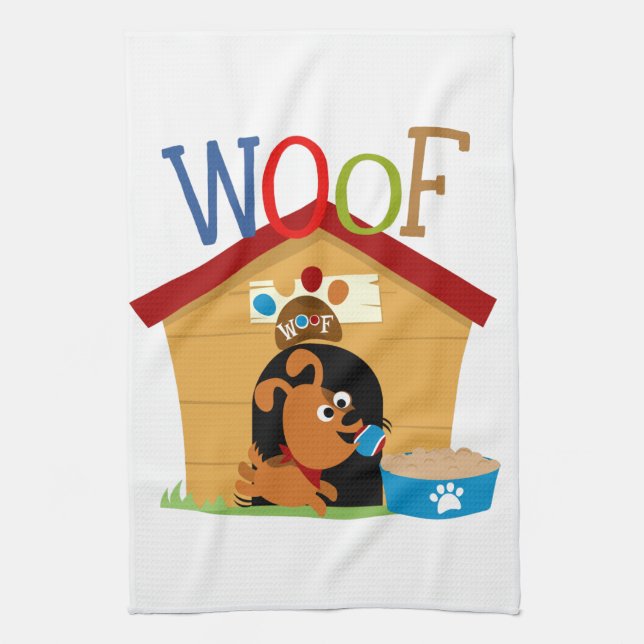 Linge De Cuisine Woof Dog (Vertical)