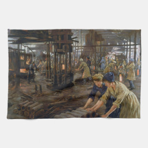 Linge De Cuisine WW1 1918 Les femmes qui travaillent dans une usine