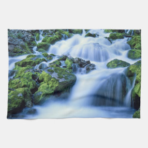 Linge De Cuisine Wyoming. États-Unis. Source périodique pendant la