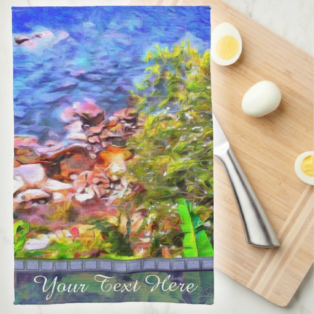 Linge De Cuisine Yelapa Pittoresque Path View 0819 (Créateur téléchargé)