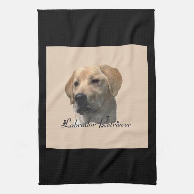 Linge De Cuisine Yellow Labrador Retriever (Vertical)