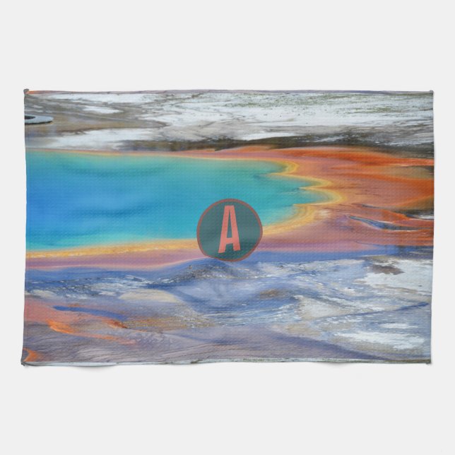 Linge De Cuisine Yellowstone Grand Prismatic Hot Spring - Personnal (Horizontal)