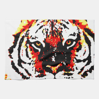 Linge De Cuisine Yeux de tigres sauvages