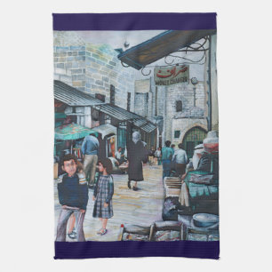 Linge De Cuisine Yeux innocents de la vieille Jérusalem