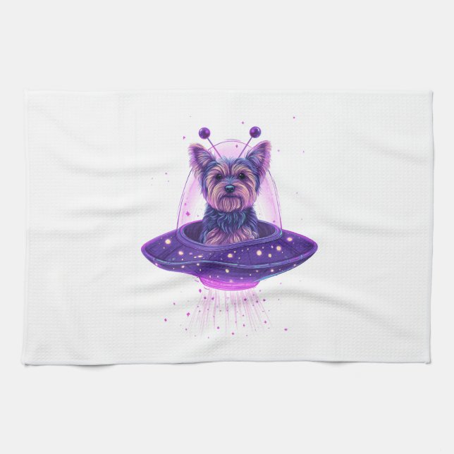 Linge De Cuisine Yorkie � Chien Hors De Ce Monde (Horizontal)