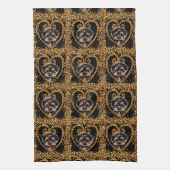 Linge De Cuisine Yorkie Poo (Vertical)