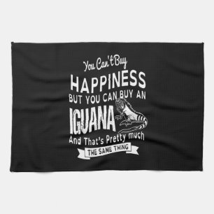 Linge De Cuisine you can't buy happiness but you can buy an Iguana.