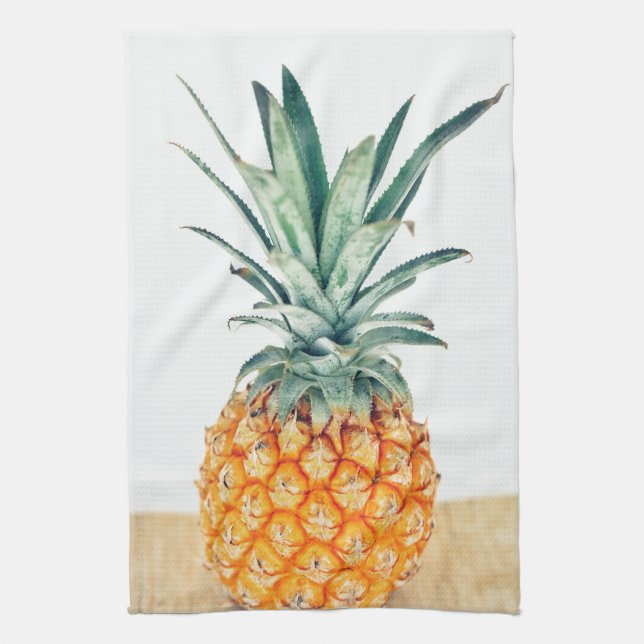 Linge De Cuisine Yummy Pale Pastel Ananas Imprimer Fruit (Vertical)