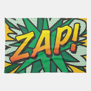 Linge De Cuisine ZAP Fun Retro Comic Livre Pop Art