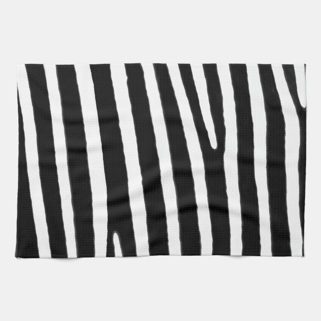 Linge De Cuisine Zebra poster de animal (Horizontal)