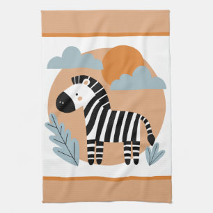 Linge De Cuisine Zèbre Fantaisiste Inspiré de la Scandinave