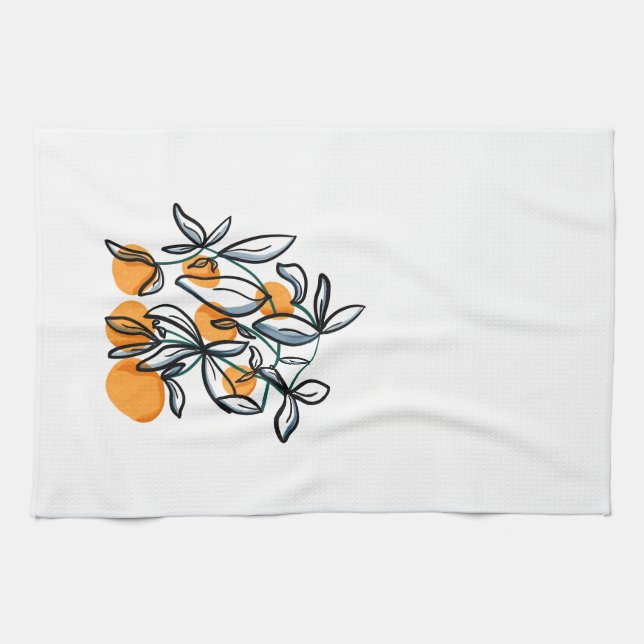 Linge De Cuisine Zesty Orange (Horizontal)