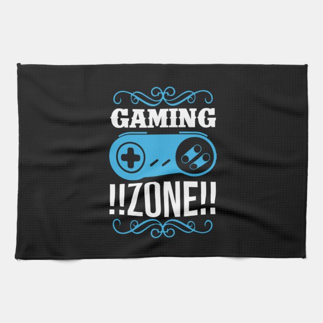 Linge De Cuisine Zone de jeu cadeau Gamer (Horizontal)