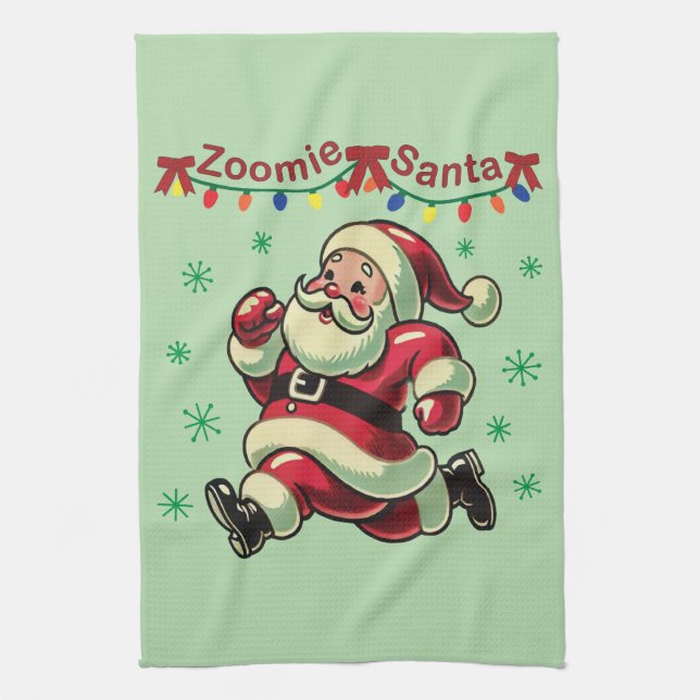 Linge De Cuisine Zoomie Père Noël Noël (Vertical)